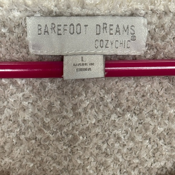 Barefoot Dreams Cozy Chic Seaside Crew Pullover Sweater Coastal - Picture 3 of 9